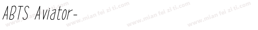ABTS Aviator字体转换